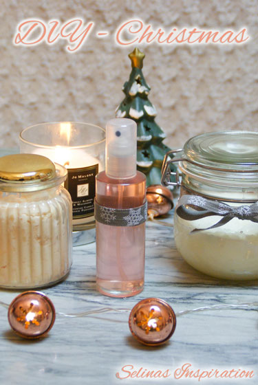 DIY Christmas Gift: Body Butter, Body Scrub, Facial Spray